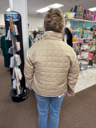 Ditsy Floral Puffer Jacket