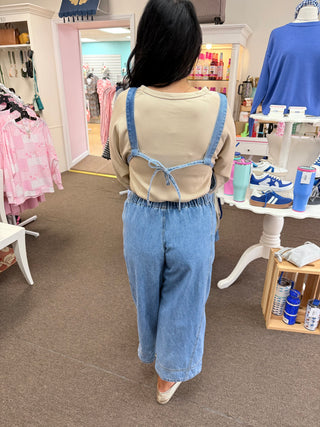 Wander Free Denim Overalls