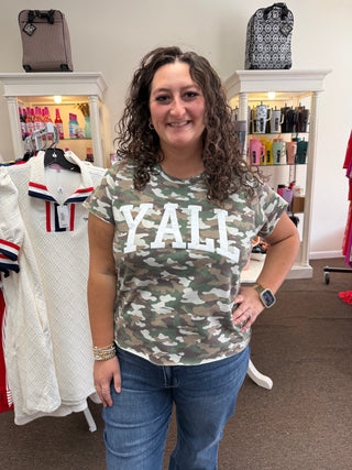 Yall Camo Tee
