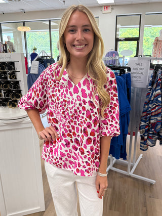 Rosie Leopard Top