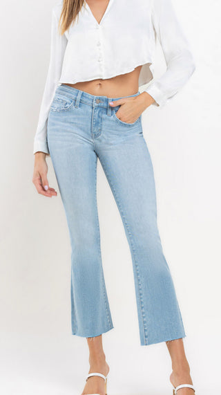 Vervet Mid Rise Ankle Bootcut Jeans