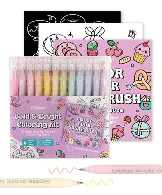Bold & Bright Coloring Kit - Sugar Rush Color