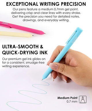 Retractable Gel Pen Set of 20