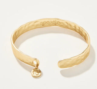 Spartina Hammered Cuff Gold