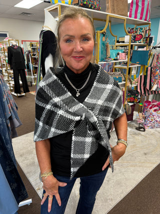Soren Triangle Scarf - Grey