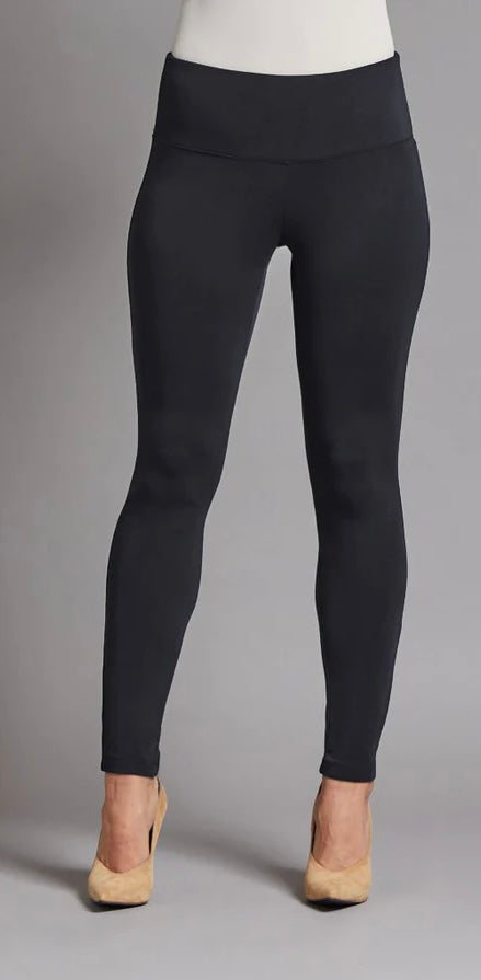 Wide Band Pull-On Ankle Legging Heather Grey - Shop Daffodils Boutique
