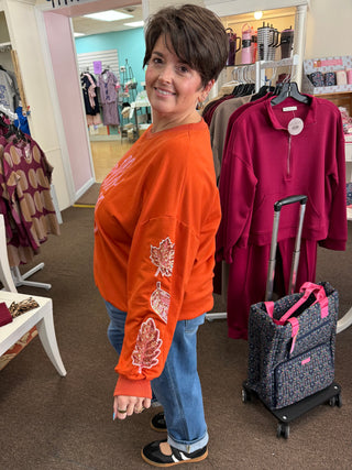 Glam Hello Fall Top