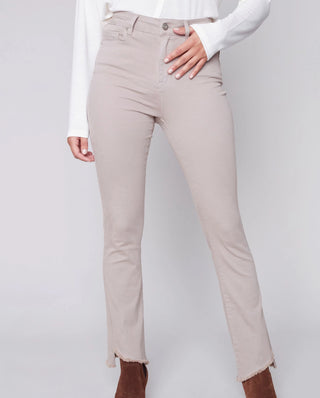 C5429 Bootcut Hem Pant Almond