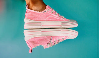 Pink Subtle Sparkle Sneakers