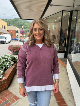 Mess Around Eggplant Sweatshirt