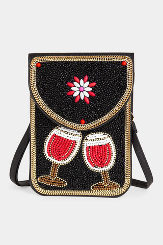 Artisan Beaded Holiday Crossbody