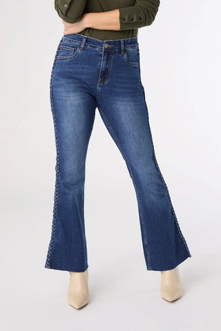 Bambu Soft Flare With Braided Side Jean