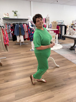 Laguna Soft Raglan Tee Green Pop
