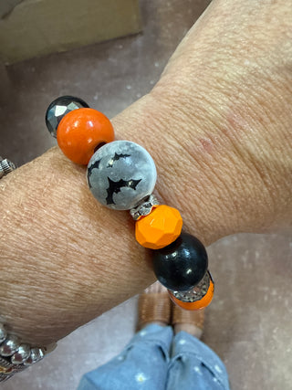 Ghost Whispers Halloween Haunting Stretch Bracelet