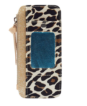 Consuela Card Organizer Mona Brown Leopard