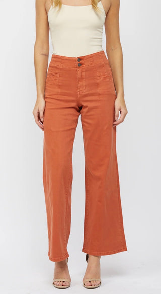 Mica Denim High Rise Wide Leg Penny