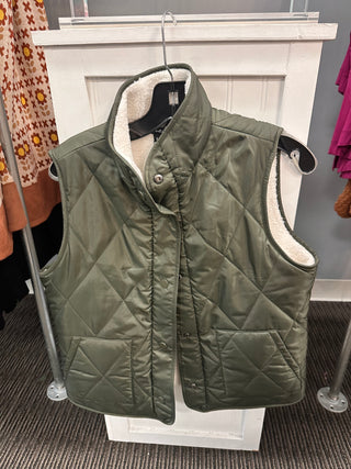 Reversible Sherpa Puffer Vest