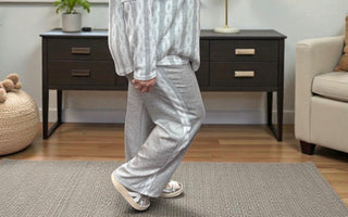 Heather Grey Straight Leg Pant