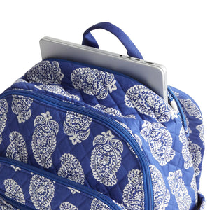 Vera Bradley Bancroft Backpack Iconic Paisley Deep Ultramarine