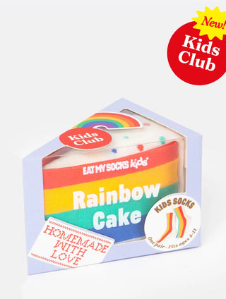 Eat My Socks Rainbow Cake- Kids