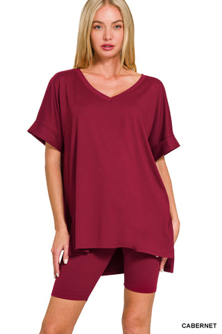 Assist Me V-Neck Top & Short Set