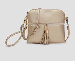 Tara Dual Zip Crossbody/Wristlet