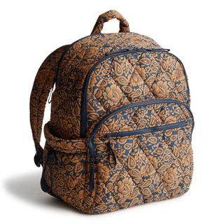 Vera Bradley Bancroft Backpack Lotus Montage Roasted Pecan