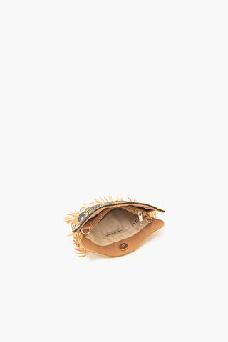 Tiger Beaded Crossbody Bag