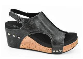 Corkys Carley Black Crackle