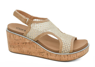 Corkys Carley Caramel Mesh Wedge (ETA Late November)