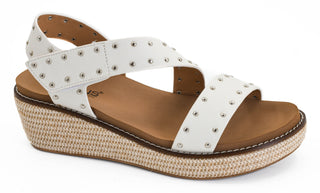 Corkys Chit Chat Ivory Sandal