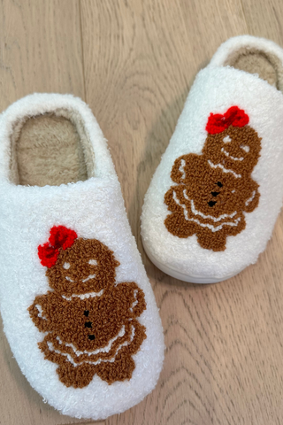 PREORDER-Gingerbread Girl Slippers