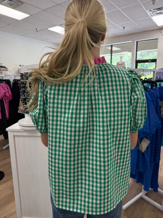 Kell-e-icious Gingham Top