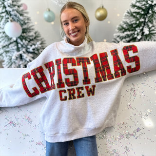 Simply Southern Mock Neck Christmas Crew One Size Fits Most