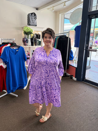 Dear Scarlett Lizzy Sunday Lilac Dress