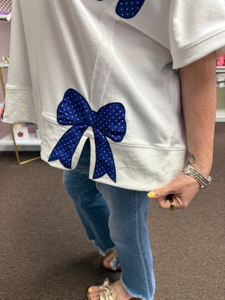 Polka Dot Americana & Bow Top