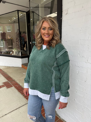 Mess Around DK Green Sweatshirt