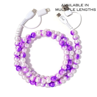 Beaded 3 Foot Phone Charger