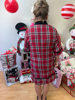 Plaid About You Dress