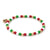 Charm It! Gold Christmas Stretch Bead Bracelet