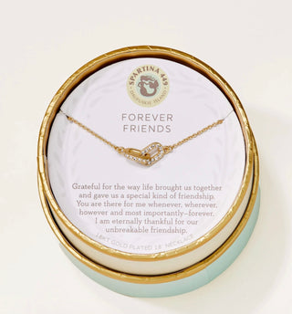 Spartina Necklace 18" Forever Friends/Links Gold