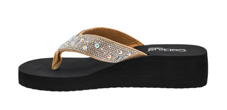 Corkys Dime A Dozen Rhinestone Sandals