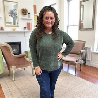 Olive Easy Wear Top