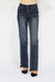 Judy Blue Jeans HW Button Fly Destroy Straight