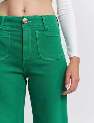 Mica Denim Super High Rise Wide Leg/Cropped