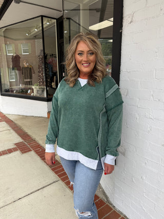 Mess Around DK Green Sweatshirt