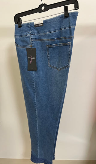 M32708PM P/O Ankle Pant w/ Faux Front Pockets Jeans