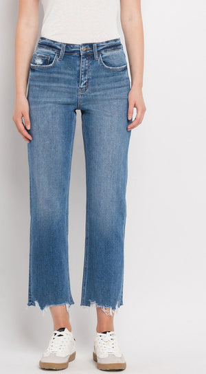 Vervet High Rise Straight Jeans