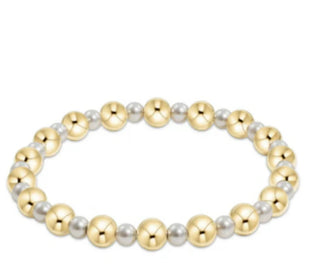 Enewton Pearl Grateful 6MM Gold Bracelet