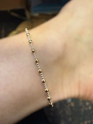 Bara Boheme Angelina 2Tone Anklet